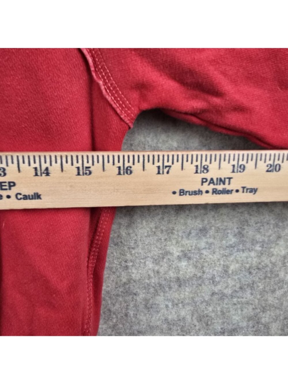 Camp David Small Red Edinburgh University Pullover Sweatshirt Cotton-Blend - Picture 8 of 8